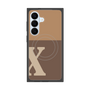 プレミアムスクエアケース with SnapMag［ オリジナル - initial two tone - X brown ］