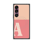 プレミアムスクエアケース with SnapMag［ オリジナル - initial two tone - A pink ］