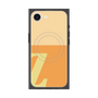 プレミアムスクエアケース with SnapMag［ オリジナル - initial two tone - Z orange ］