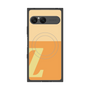 プレミアムスクエアケース with SnapMag［ オリジナル - initial two tone - Z orange ］