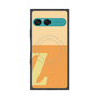 プレミアムスクエアケース with SnapMag［ オリジナル - initial two tone - Z orange ］