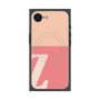 プレミアムスクエアケース with SnapMag［ オリジナル - initial two tone - Z pink ］