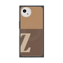 プレミアムスクエアケース with SnapMag［ オリジナル - initial two tone - Z brown ］