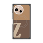プレミアムスクエアケース with SnapMag［ オリジナル - initial two tone - Z brown ］