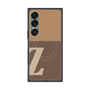 プレミアムスクエアケース with SnapMag［ オリジナル - initial two tone - Z brown ］