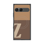 プレミアムスクエアケース with SnapMag［ オリジナル - initial two tone - Z brown ］