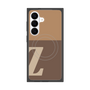プレミアムスクエアケース with SnapMag［ オリジナル - initial two tone - Z brown ］