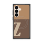 プレミアムスクエアケース with SnapMag［ オリジナル - initial two tone - Z brown ］