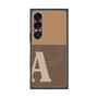 プレミアムスクエアケース with SnapMag［ オリジナル - initial two tone - A brown ］