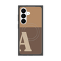 プレミアムスクエアケース with SnapMag［ オリジナル - initial two tone - A brown ］