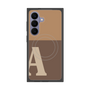 プレミアムスクエアケース with SnapMag［ オリジナル - initial two tone - A brown ］