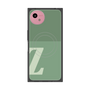 プレミアムスクエアケース with SnapMag［ オリジナル - initial two tone - Z green ］