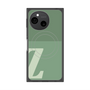プレミアムスクエアケース with SnapMag［ オリジナル - initial two tone - Z green ］