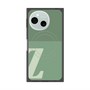 プレミアムスクエアケース with SnapMag［ オリジナル - initial two tone - Z green ］