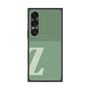 プレミアムスクエアケース with SnapMag［ オリジナル - initial two tone - Z green ］