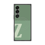プレミアムスクエアケース with SnapMag［ オリジナル - initial two tone - Z green ］