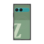 プレミアムスクエアケース with SnapMag［ オリジナル - initial two tone - Z green ］