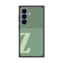 プレミアムスクエアケース with SnapMag［ オリジナル - initial two tone - Z green ］