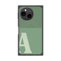 プレミアムスクエアケース with SnapMag［ オリジナル - initial two tone - A green ］