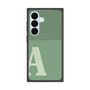 プレミアムスクエアケース with SnapMag［ オリジナル - initial two tone - A green ］