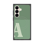 プレミアムスクエアケース with SnapMag［ オリジナル - initial two tone - A green ］