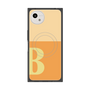 プレミアムスクエアケース with SnapMag［ オリジナル - initial two tone - B orange ］
