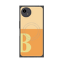 プレミアムスクエアケース with SnapMag［ オリジナル - initial two tone - B orange ］