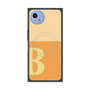 プレミアムスクエアケース with SnapMag［ オリジナル - initial two tone - B orange ］