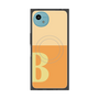 プレミアムスクエアケース with SnapMag［ オリジナル - initial two tone - B orange ］