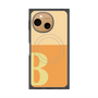 プレミアムスクエアケース with SnapMag［ オリジナル - initial two tone - B orange ］
