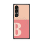 プレミアムスクエアケース with SnapMag［ オリジナル - initial two tone - B pink ］