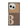 プレミアムスクエアケース with SnapMag［ オリジナル - initial two tone - B brown ］
