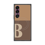 プレミアムスクエアケース with SnapMag［ オリジナル - initial two tone - B brown ］