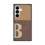 プレミアムスクエアケース with SnapMag［ オリジナル - initial two tone - B brown ］