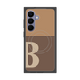 プレミアムスクエアケース with SnapMag［ オリジナル - initial two tone - B brown ］