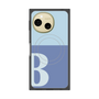 プレミアムスクエアケース with SnapMag［ オリジナル - initial two tone - B blue ］