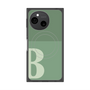プレミアムスクエアケース with SnapMag［ オリジナル - initial two tone - B green ］