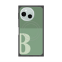 プレミアムスクエアケース with SnapMag［ オリジナル - initial two tone - B green ］
