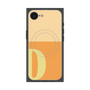 プレミアムスクエアケース with SnapMag［ オリジナル - initial two tone - D orange ］