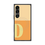 プレミアムスクエアケース with SnapMag［ オリジナル - initial two tone - D orange ］