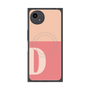 プレミアムスクエアケース with SnapMag［ オリジナル - initial two tone - D pink ］