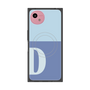 プレミアムスクエアケース with SnapMag［ オリジナル - initial two tone - D blue ］