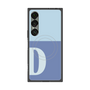 プレミアムスクエアケース with SnapMag［ オリジナル - initial two tone - D blue ］