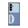 プレミアムスクエアケース with SnapMag［ オリジナル - initial two tone - D blue ］
