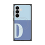 プレミアムスクエアケース with SnapMag［ オリジナル - initial two tone - D blue ］