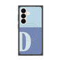 プレミアムスクエアケース with SnapMag［ オリジナル - initial two tone - D blue ］