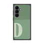 プレミアムスクエアケース with SnapMag［ オリジナル - initial two tone - D green ］
