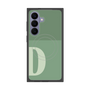 プレミアムスクエアケース with SnapMag［ オリジナル - initial two tone - D green ］