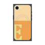 プレミアムスクエアケース with SnapMag［ オリジナル - initial two tone - E orange ］