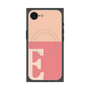 プレミアムスクエアケース with SnapMag［ オリジナル - initial two tone - E pink ］